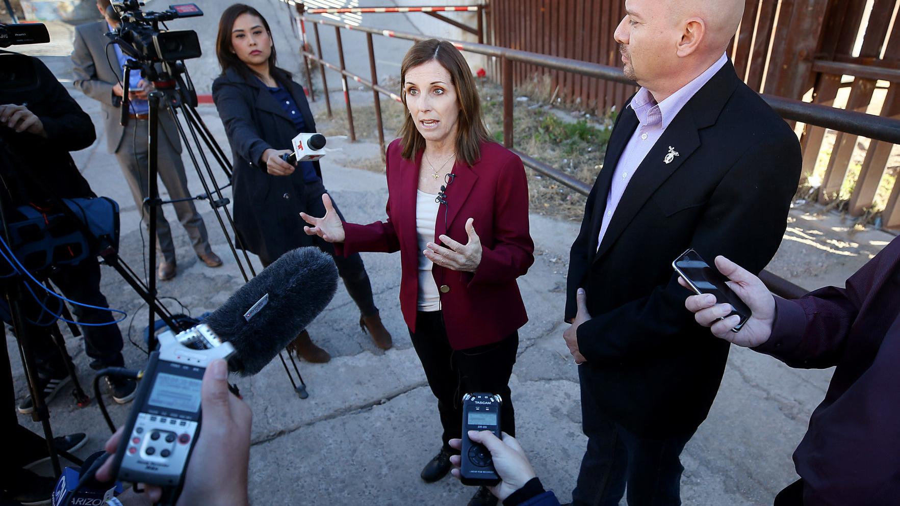 U.S. Sen. Martha McSally visits Arizona border, talks government shutdown